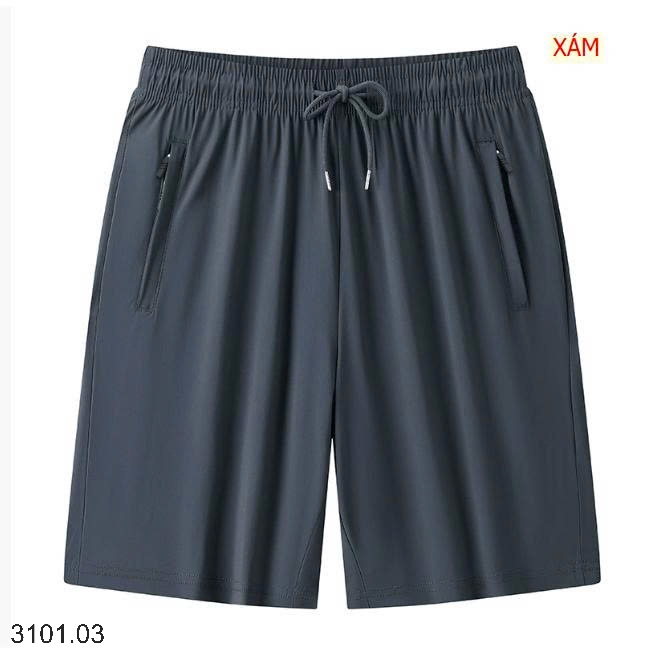 26HA3101.03 - QUẦN SHORT TRƠN MÀU LỤA BĂNG NAM