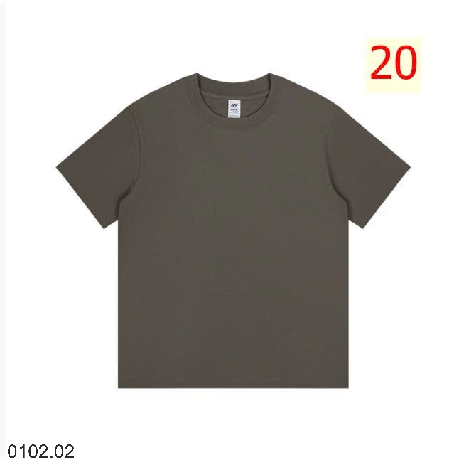 26HA0102.02 - ÁO THUN COTTON TRƠN MÀU NAM NỮ