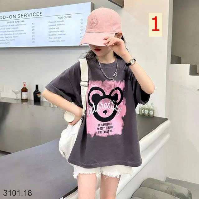 26HA3101.18 - SET 2 ÁO COTTON SIZE ĐẠI BÉ GÁI