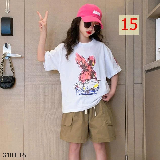 26HA3101.18 - SET 2 ÁO COTTON SIZE ĐẠI BÉ GÁI