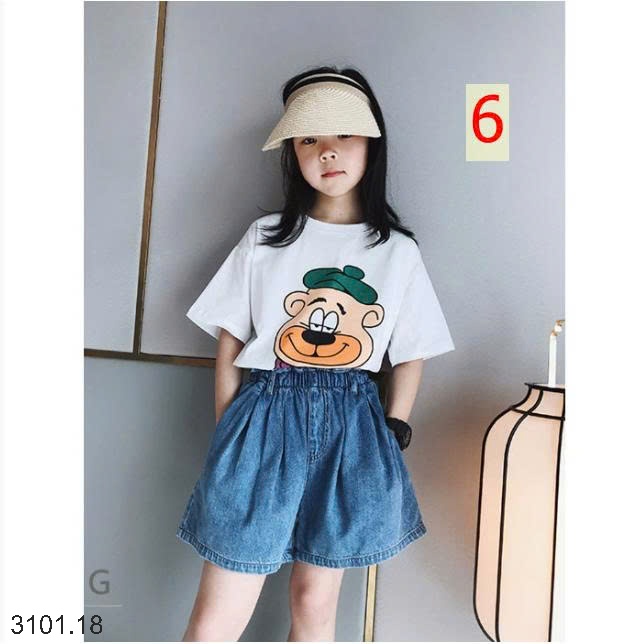 26HA3101.18 - SET 2 ÁO COTTON SIZE ĐẠI BÉ GÁI