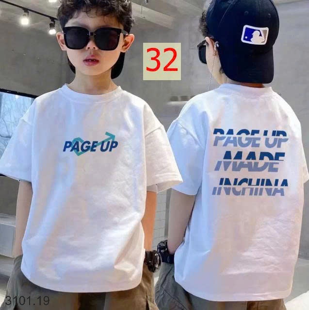 26HA3101.19 - SET 2 ÁO COTTON SIZE ĐẠI BÉ TRAI