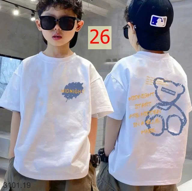 26HA3101.19 - SET 2 ÁO COTTON SIZE ĐẠI BÉ TRAI