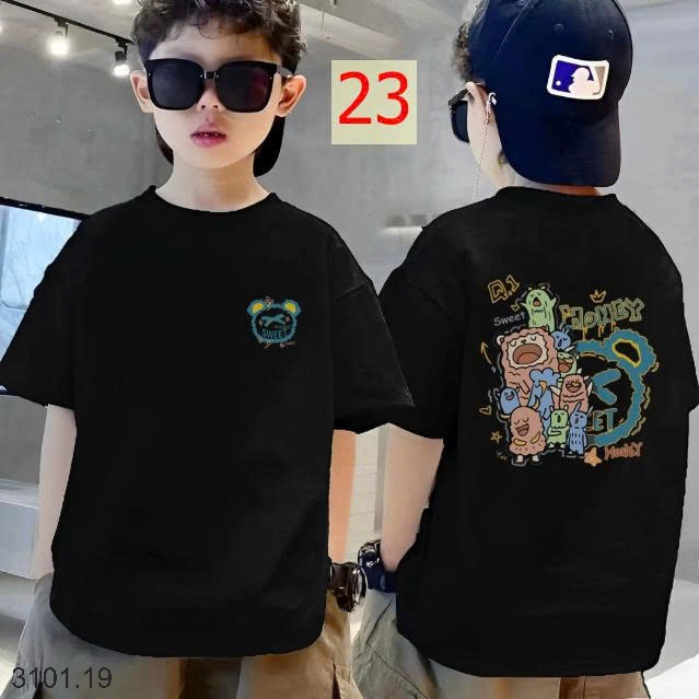 26HA3101.19 - SET 2 ÁO COTTON SIZE ĐẠI BÉ TRAI