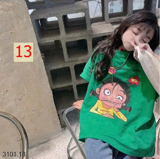 26HA3101.18 - SET 2 ÁO COTTON SIZE ĐẠI BÉ GÁI