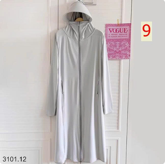 26HA3101.12 - ÁO CHỐNG NẮNG DÁNG DÀI LỤA BĂNG UPF50