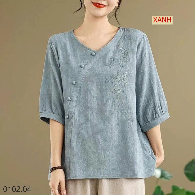 26HA0102.04 - ÁO LANH TAY LỬNG CHO NỮ