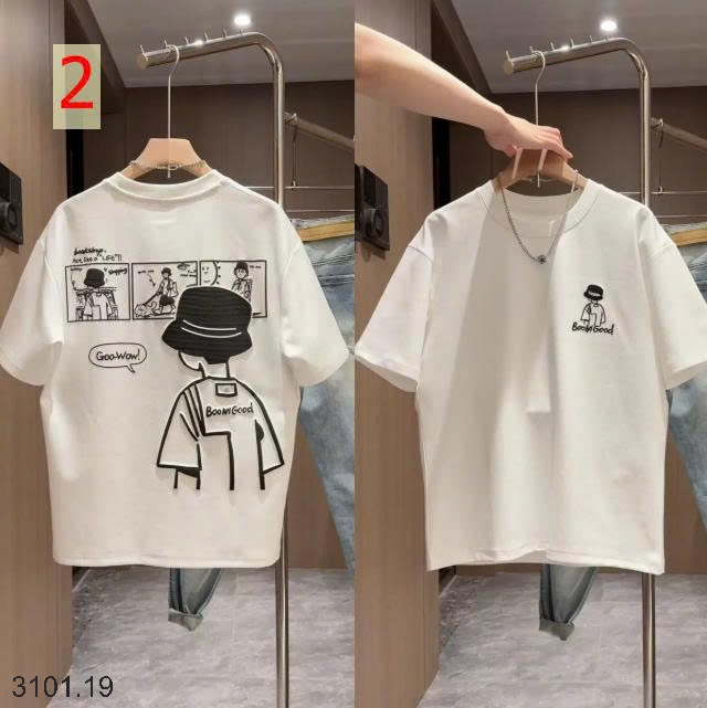 26HA3101.19 - SET 2 ÁO COTTON SIZE ĐẠI BÉ TRAI