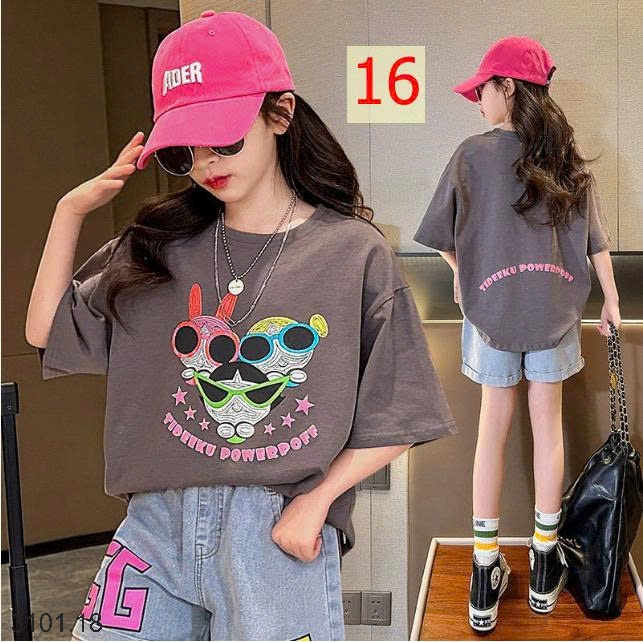 26HA3101.18 - SET 2 ÁO COTTON SIZE ĐẠI BÉ GÁI