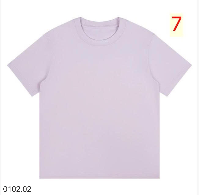 26HA0102.02 - ÁO THUN COTTON TRƠN MÀU NAM NỮ