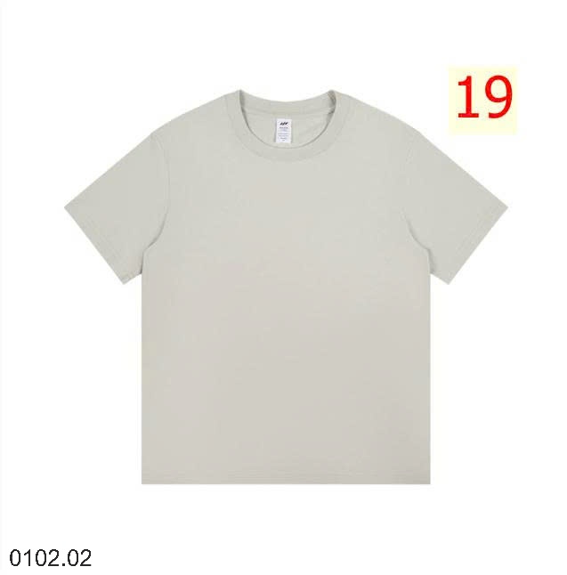 26HA0102.02 - ÁO THUN COTTON TRƠN MÀU NAM NỮ