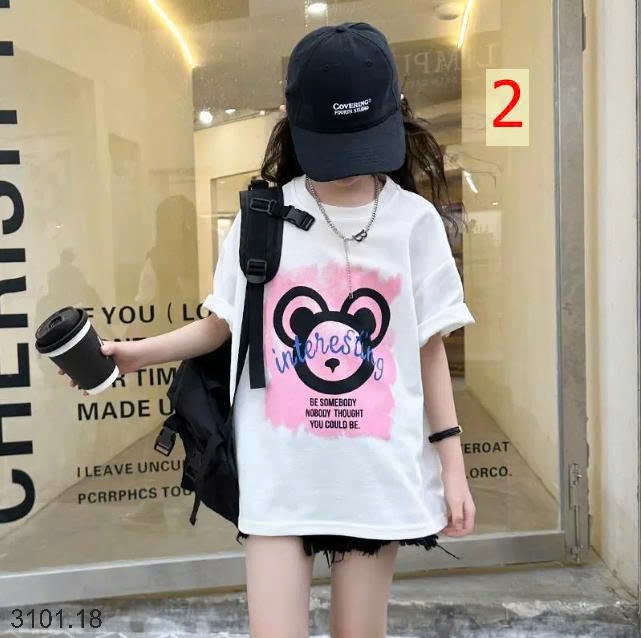 26HA3101.18 - SET 2 ÁO COTTON SIZE ĐẠI BÉ GÁI