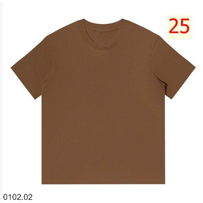 26HA0102.02 - ÁO THUN COTTON TRƠN MÀU NAM NỮ