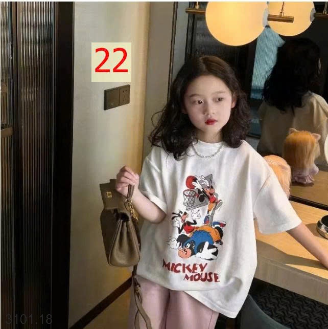 26HA3101.18 - SET 2 ÁO COTTON SIZE ĐẠI BÉ GÁI
