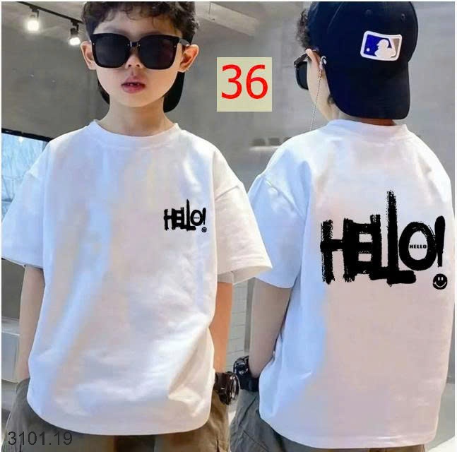 26HA3101.19 - SET 2 ÁO COTTON SIZE ĐẠI BÉ TRAI