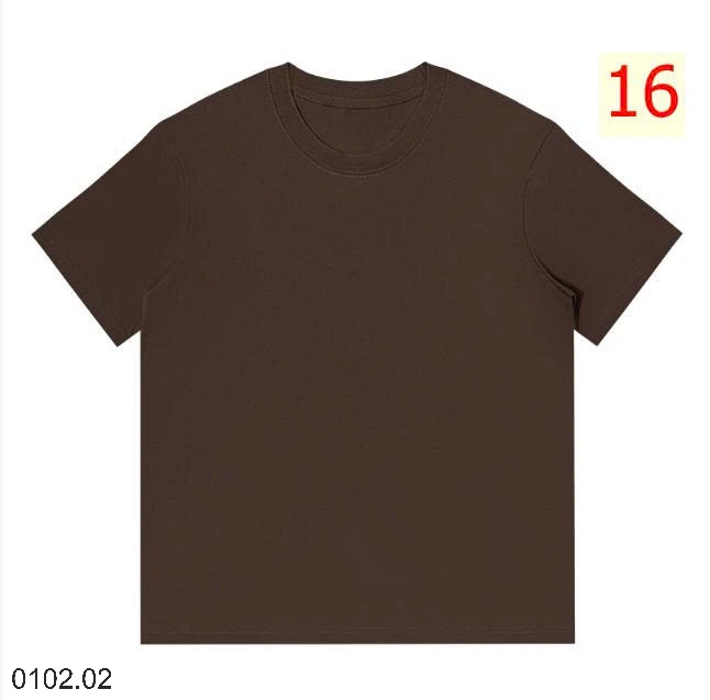 26HA0102.02 - ÁO THUN COTTON TRƠN MÀU NAM NỮ