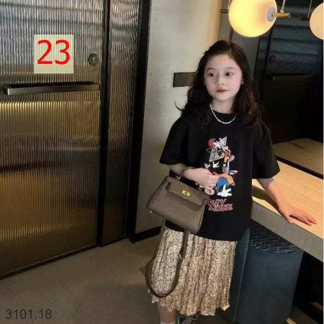 26HA3101.18 - SET 2 ÁO COTTON SIZE ĐẠI BÉ GÁI