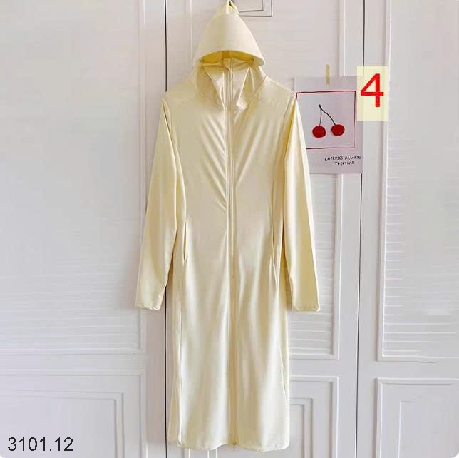 26HA3101.12 - ÁO CHỐNG NẮNG DÁNG DÀI LỤA BĂNG UPF50