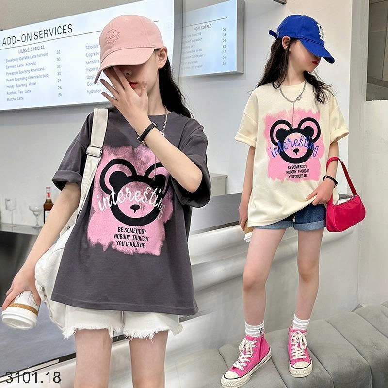 26HA3101.18 - SET 2 ÁO COTTON SIZE ĐẠI BÉ GÁI