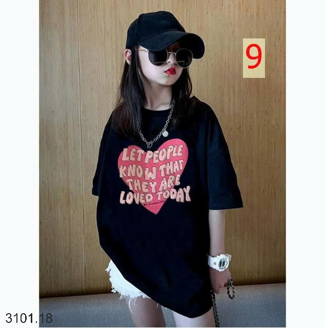 26HA3101.18 - SET 2 ÁO COTTON SIZE ĐẠI BÉ GÁI