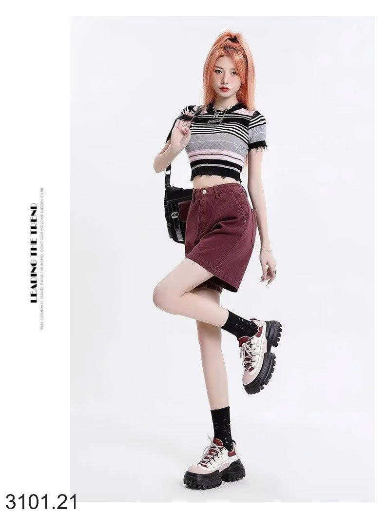 26HA3101.21 - QUẦN SHORT DENIM NỮ MÙA HÈ