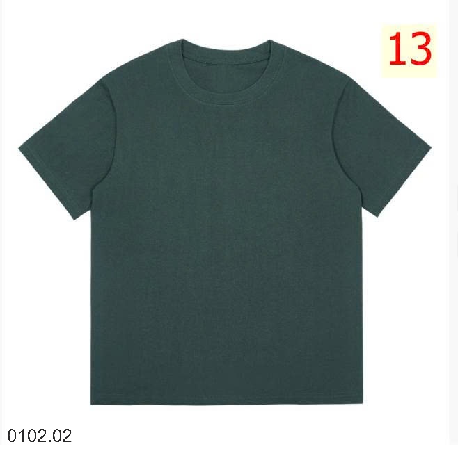 26HA0102.02 - ÁO THUN COTTON TRƠN MÀU NAM NỮ
