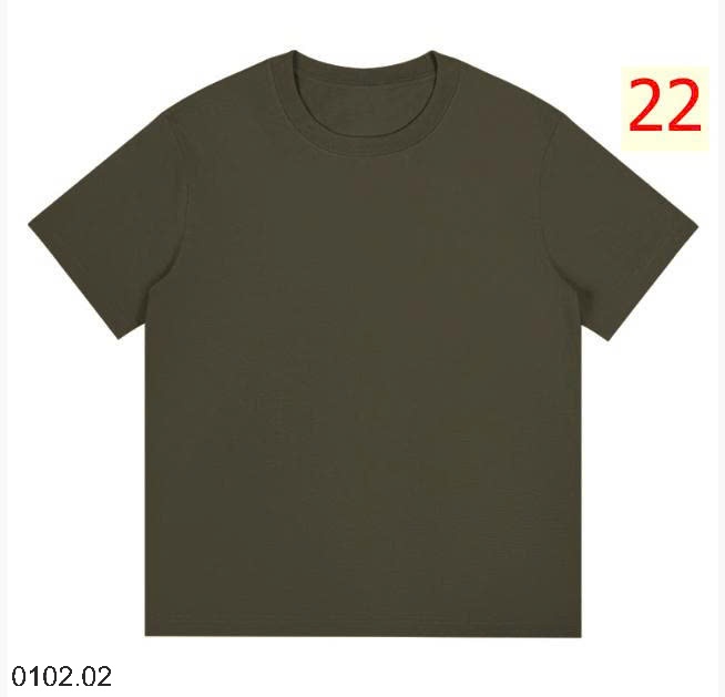 26HA0102.02 - ÁO THUN COTTON TRƠN MÀU NAM NỮ