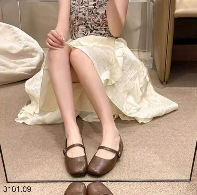 26HA3101.09 - GIÀY BỆT MARRY JANE NỮ