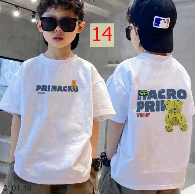 26HA3101.19 - SET 2 ÁO COTTON SIZE ĐẠI BÉ TRAI