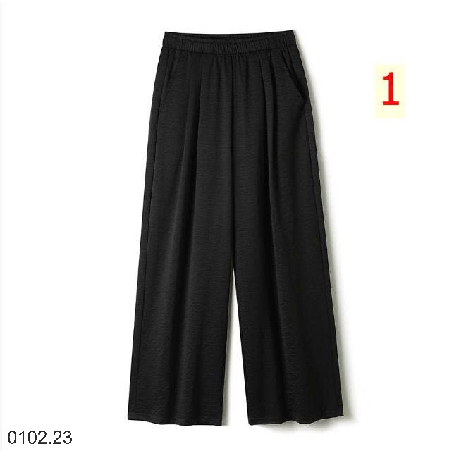 26HA0102.23 - QUẦN ỐNG RỘNG XẾP LY YAMAMOTO