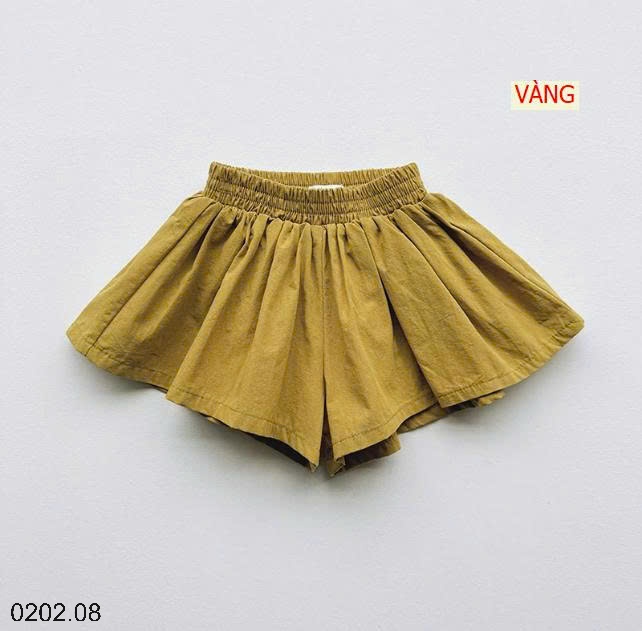 26HA0202.08 - QUẦN SHORT DÁNG VÁY BÉ GÁI