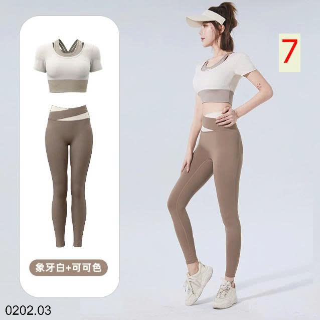 26HA0202.03 - BỘ TẬP QUẦN DÀI ÁO CỘC NỮ