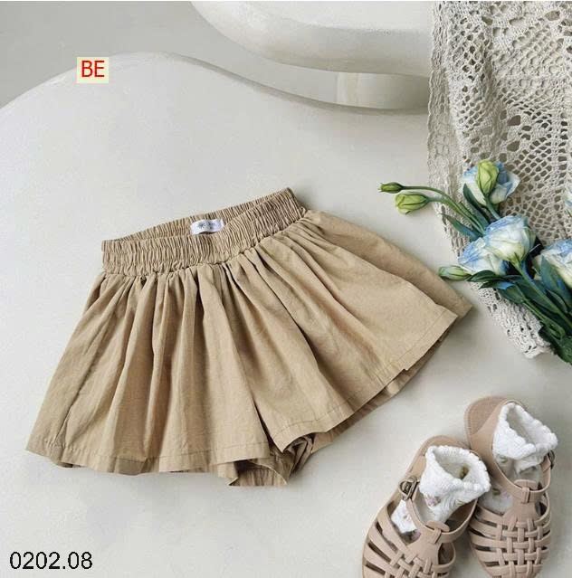 26HA0202.08 - QUẦN SHORT DÁNG VÁY BÉ GÁI
