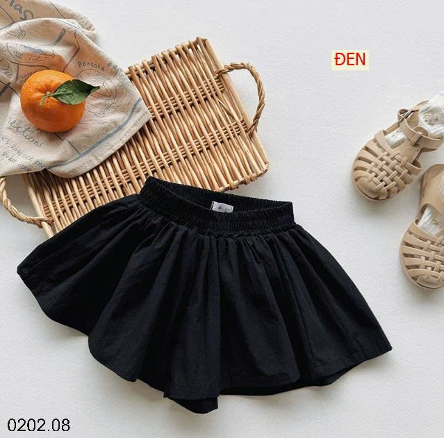 26HA0202.08 - QUẦN SHORT DÁNG VÁY BÉ GÁI