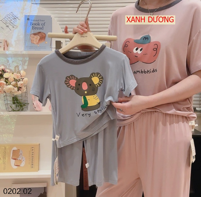 26HA0202.02 - BỘ MODAL HOẠT HÌNH CHO BÉ SIÊU MỀM MÁT