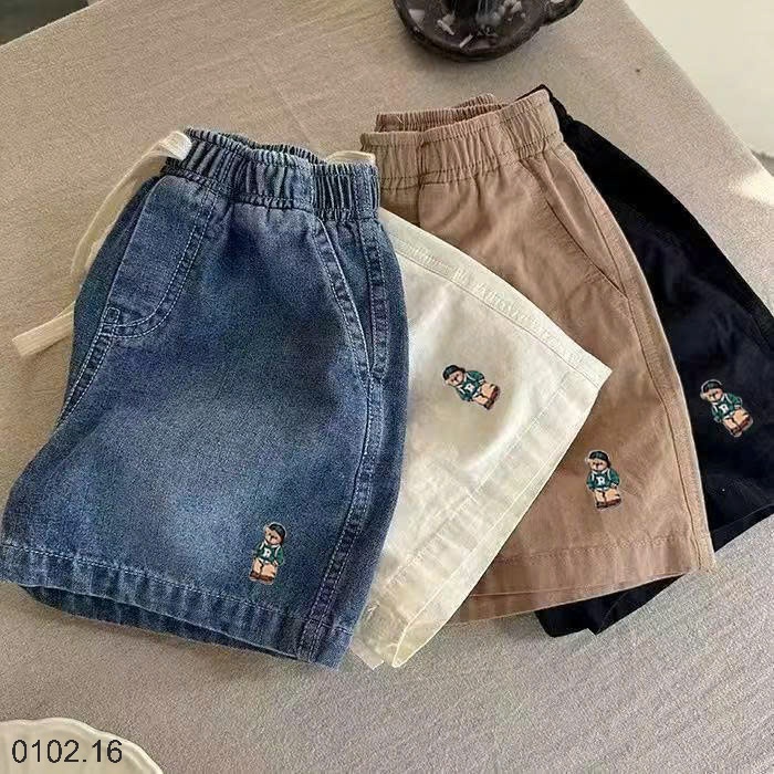 26HA0102.16 - QUẦN SHORT HÌNH GẤU CHO BÉ YÊU