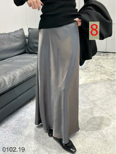 26HA0102.19 - CHÂN VÁY ĐUÔI CÁ SATIN NHÀ ANNA