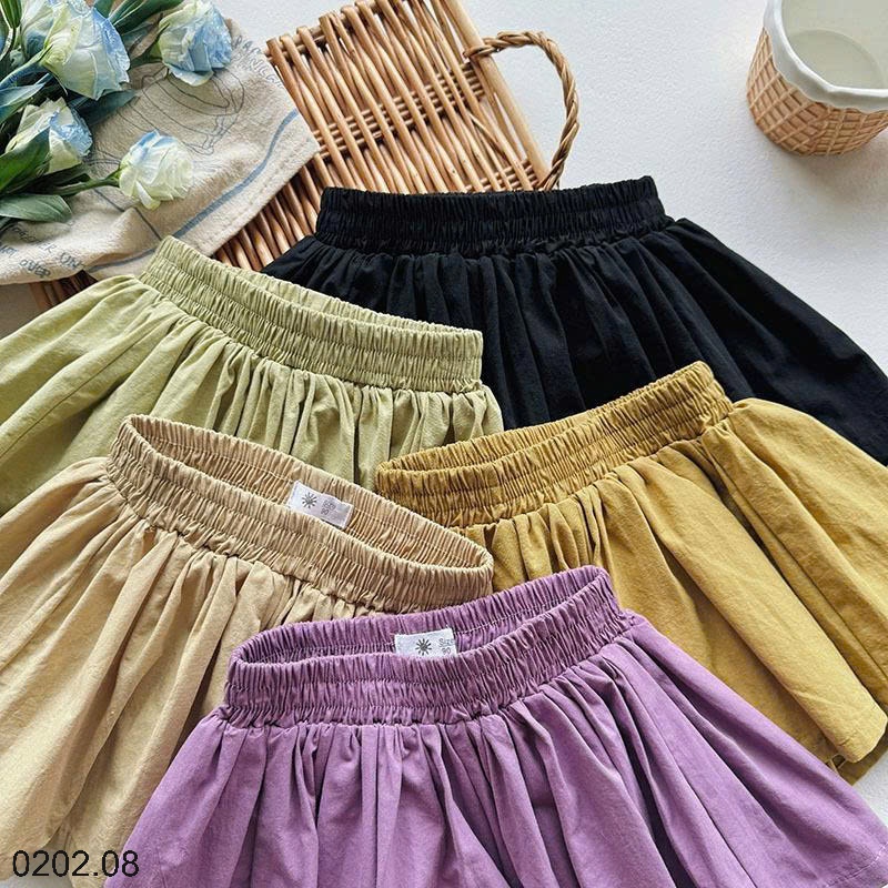 26HA0202.08 - QUẦN SHORT DÁNG VÁY BÉ GÁI