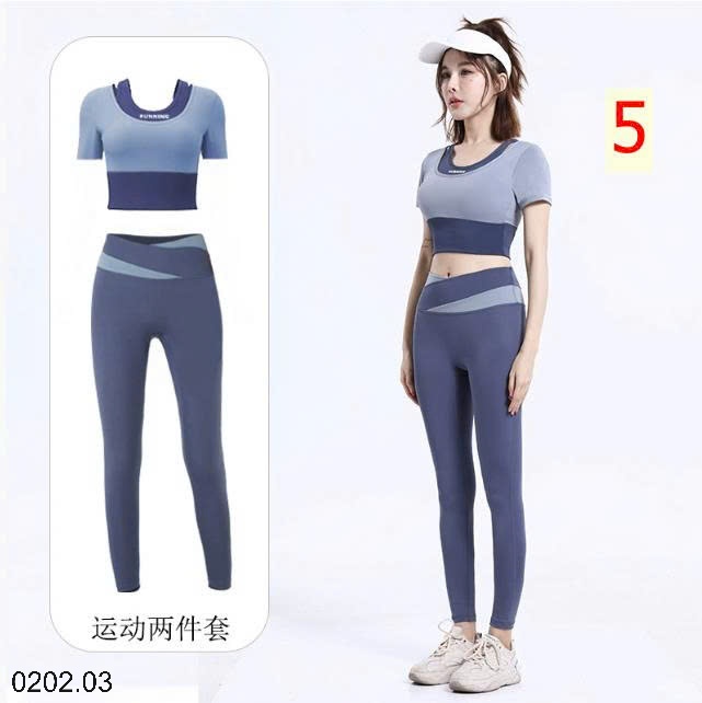26HA0202.03 - BỘ TẬP QUẦN DÀI ÁO CỘC NỮ