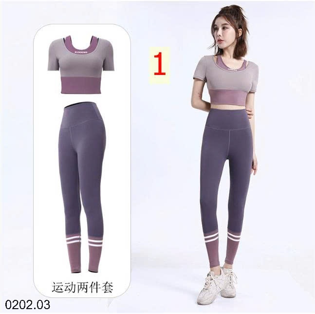 26HA0202.03 - BỘ TẬP QUẦN DÀI ÁO CỘC NỮ