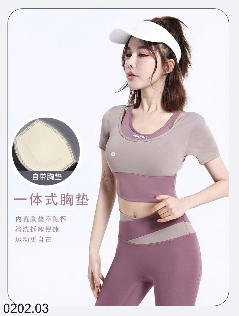 26HA0202.03 - BỘ TẬP QUẦN DÀI ÁO CỘC NỮ
