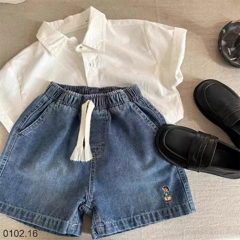 26HA0102.16 - QUẦN SHORT HÌNH GẤU CHO BÉ YÊU