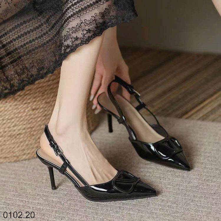 26HA0102.20 - GIÀY SANDAL MŨI NHỌN THỜI TRANG