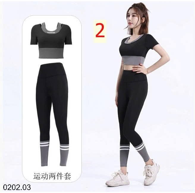 26HA0202.03 - BỘ TẬP QUẦN DÀI ÁO CỘC NỮ