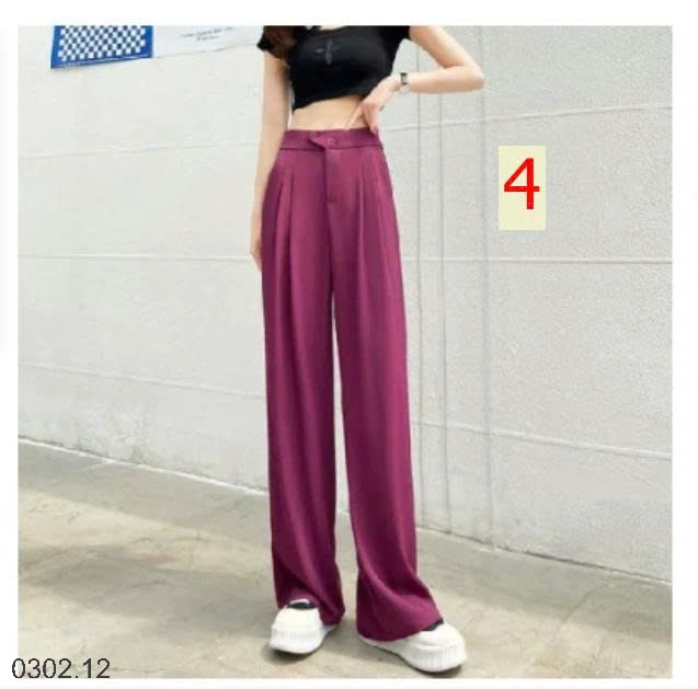 26HA0302.12 - QUẦN VẢI ỐNG XUÔNG NỮ