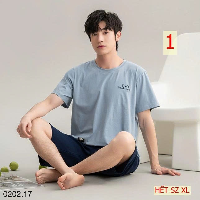 26HA0202.17 - BỘ COTTON NAM MẶC NHÀ NAM