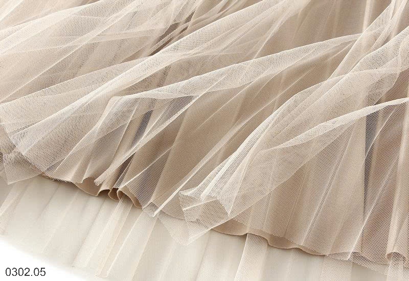 26HA0302.05 - CHÂN VÁY XẾP LY 2 MẶT ANGEL