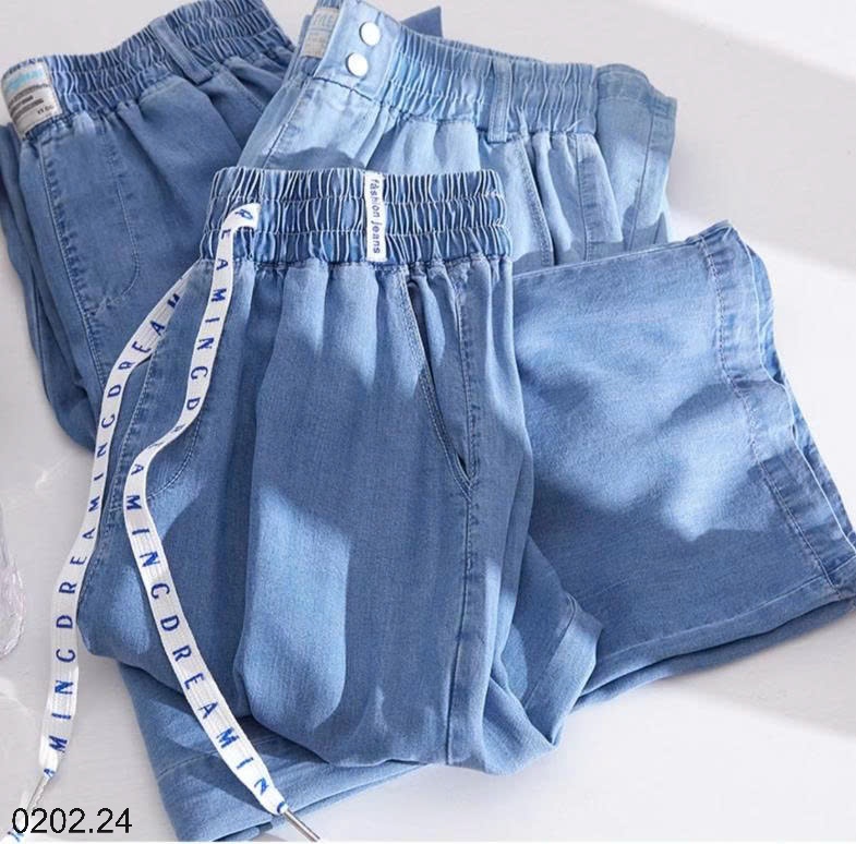 26HA0202.24 - QUẦN DEMIN TENCEL NỮ DÁNG XUÔNG SIÊU MỀN MÁT