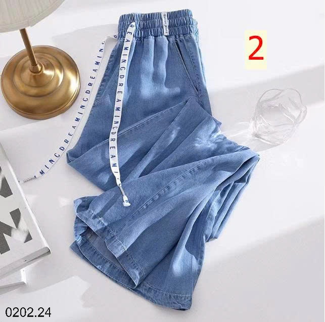 26HA0202.24 - QUẦN DEMIN TENCEL NỮ DÁNG XUÔNG SIÊU MỀN MÁT
