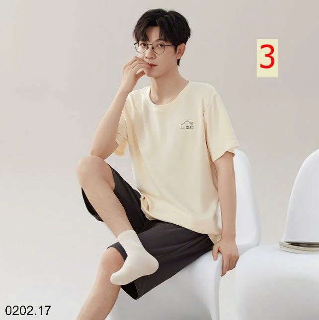 26HA0202.17 - BỘ COTTON NAM MẶC NHÀ NAM